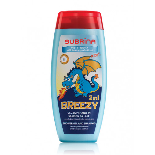 Subrina Kids šampon in gel za prhanje Breezy, 250ml