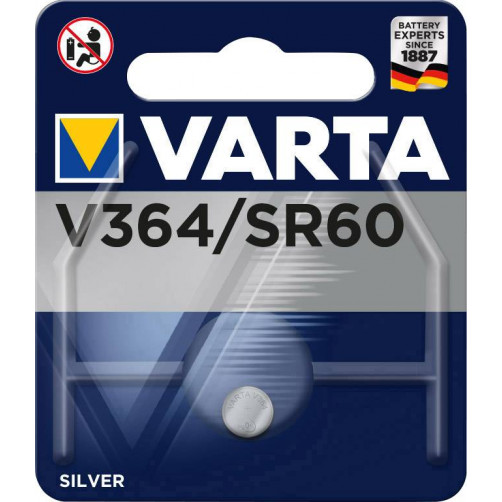 VARTA ELECTRONICS V364/SR60 Blister, 1 kos