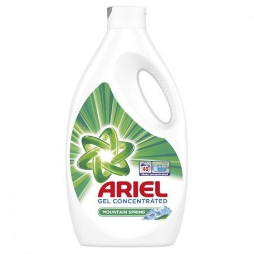 ARIEL tekoči detergent za pranje perila MOUNTAIN SPRING, 40 pranj, 2,2l