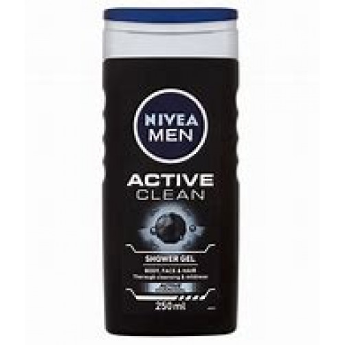 Nivea Men gel za tuširanje Active Clean, 250ml