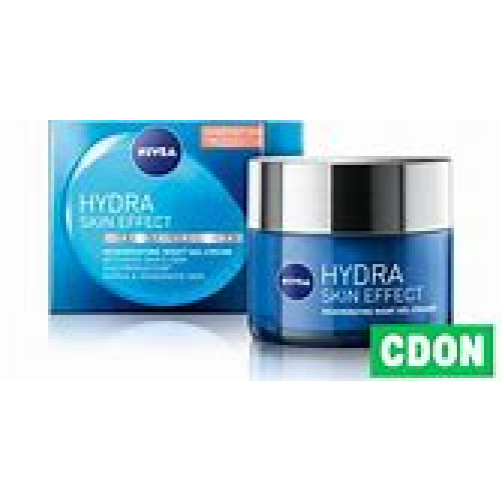 Nivea Nočna gel krema za obraz Hydra Skin Effect, 50 ml