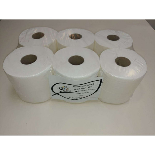 Toaletni papir mini JUMBO, 2-sloj., 160m