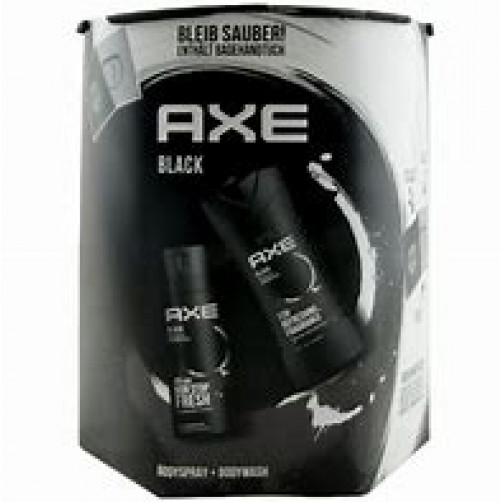 AXE Black - darilni set z brisačo