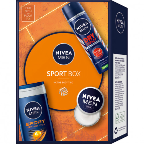 NIVEA Men sport box - moški darilni set