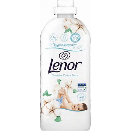 LENOR Sensitive Cotton Fresh, mehčalec za perilo, 48 pranj, 1.2 l