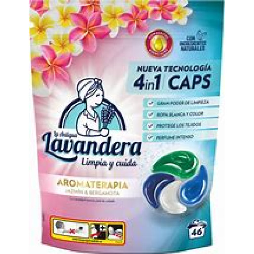LAVANDERA 4v1 Kapsule Aromatherapy Jasmin&Bergamot, 46 kapsul