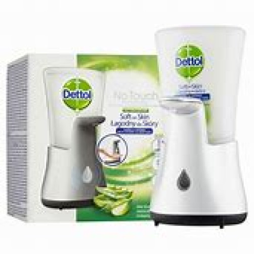 DETTOL podajalnik mila na senzor + polnilo Aloe Vera, 250ml