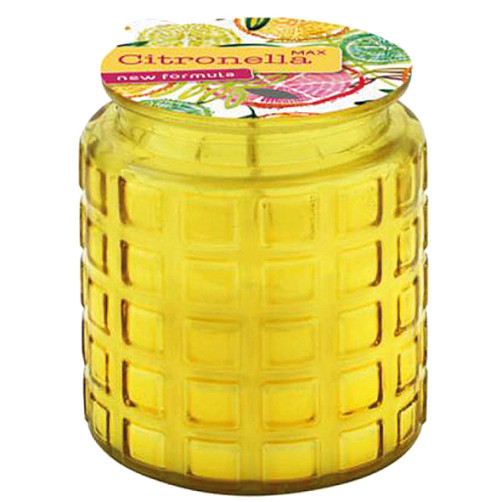 Sveča Citronela rumena v kozarcu, 170g