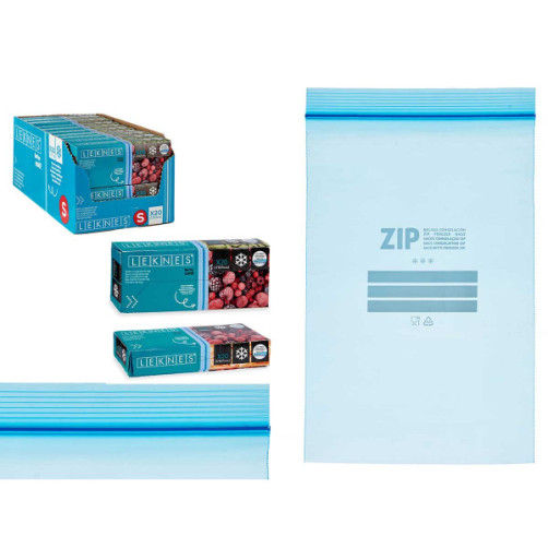 Vrečke za zmrzovanje Leknes z zip zapiranjem, 1l, 20 kos