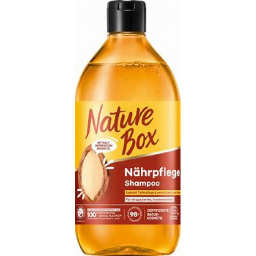 NATURE BOX hranilni šampon ARGAN, 385ml