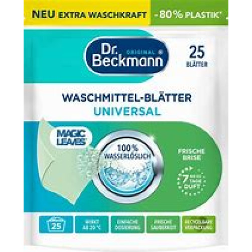 Dr.Beckmann Detergent za perilo v lističih Universal, 25 kos