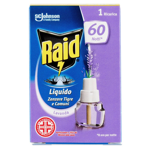 RAID, tekočina za električni aparat, 60 N, sivka, 36 ml