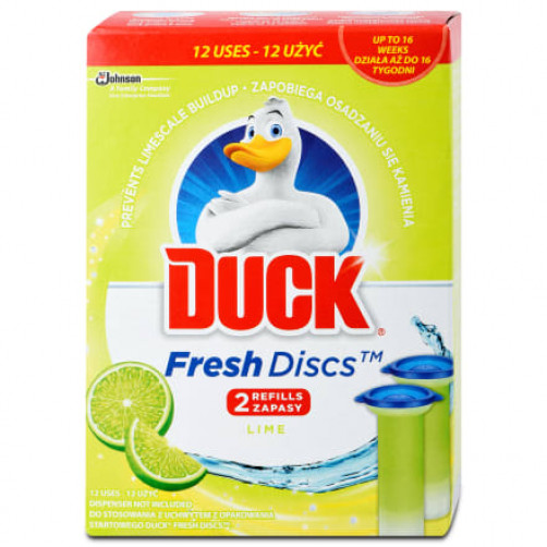 DUCK Fresh Discs dvojno polnilo, LIME, 72 ml (2x36ml)