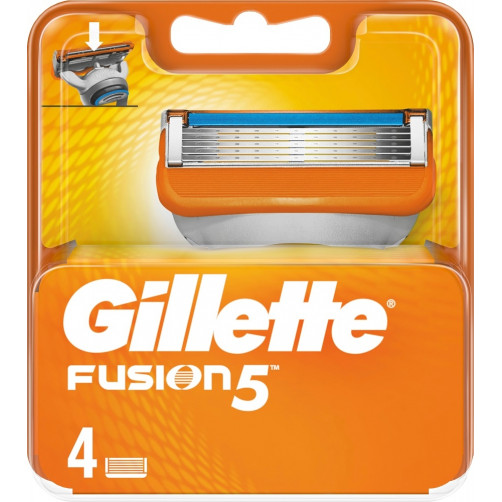 GILLETTE Fusion nadomestne glave za brivnik, 4 kos