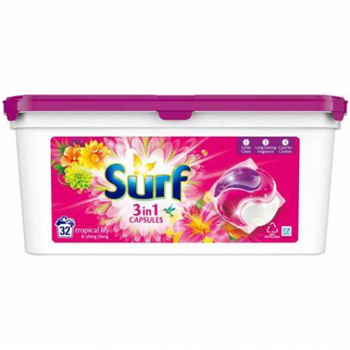 SURF kapsule za pranje perila Tropical Lilly, 34 kom