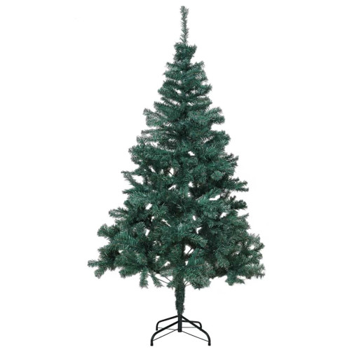 HI Novoletna jelka s kovinskim stojalom zelena 210 cm
