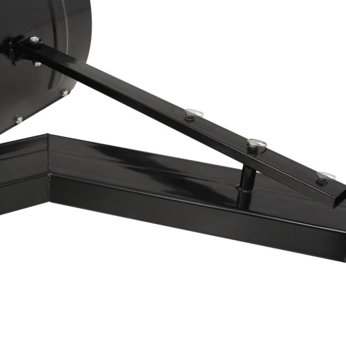 vidaXL Snežni plug za viličarja 150x38 cm črne barve vidaXL Snežni plug za viličarja 150x38 cm črne barve