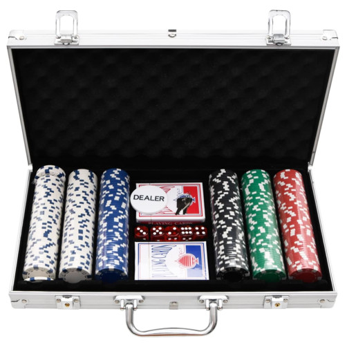 vidaXL Komplet poker žetonov 300 kosov 11,5 g vidaXL Komplet poker žetonov 300 kosov 11,5 g